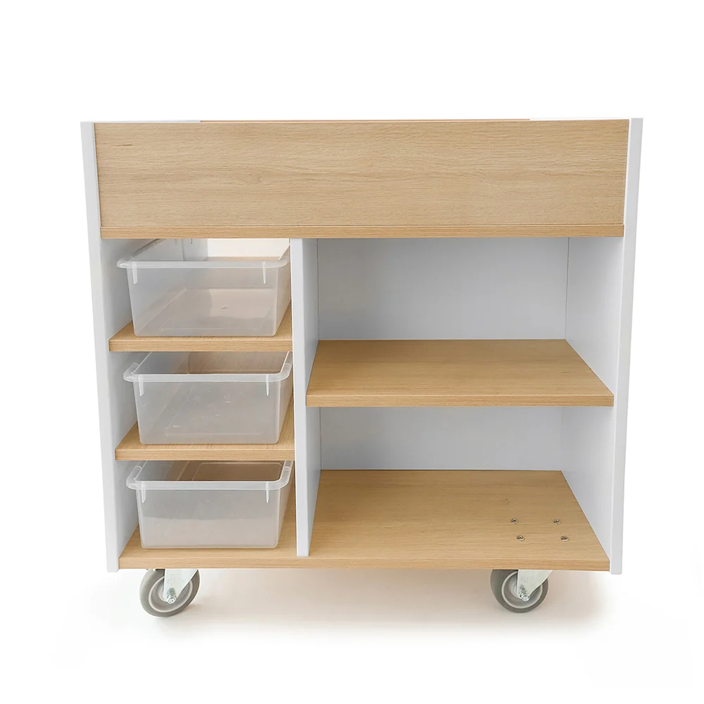 elevatED™ Art Supply Cart | Modern Mobile Art Storage Classroom Organizer