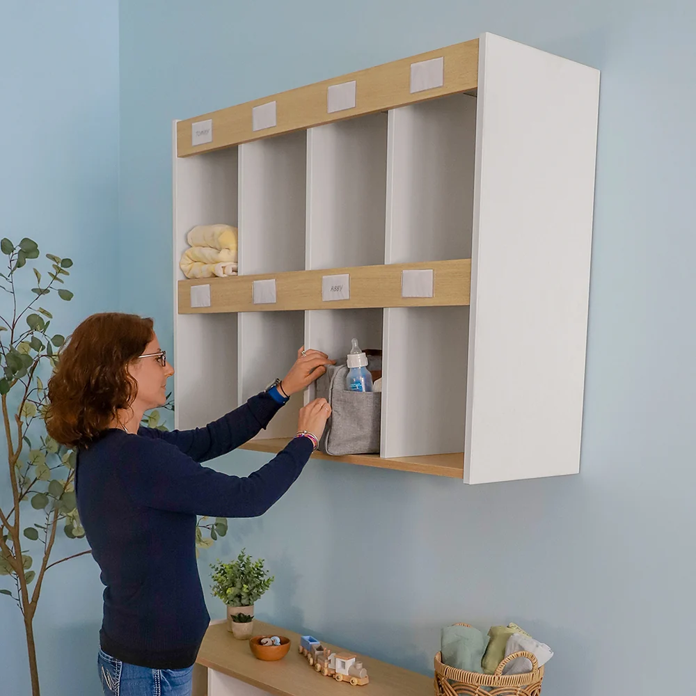 elevatED™ Diaper Bag Organizer | Wall-Mounted Storage with Eight Compartments - Image 4