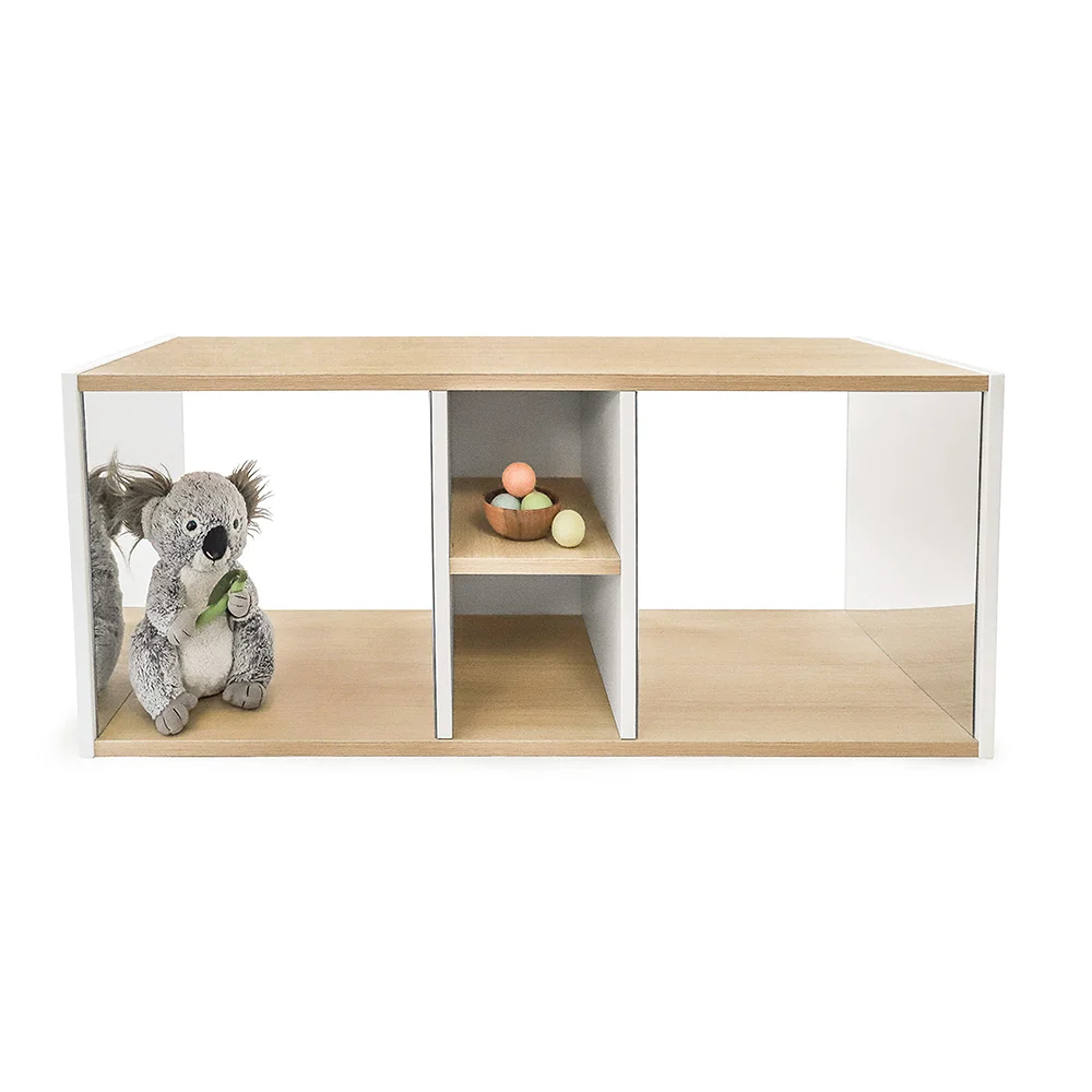 ElevatED™ Discovery Crawl Thru Cabinet | Toddler Mirror Play & Gross Motor Development Furniture with Storage Shelves - Image 6