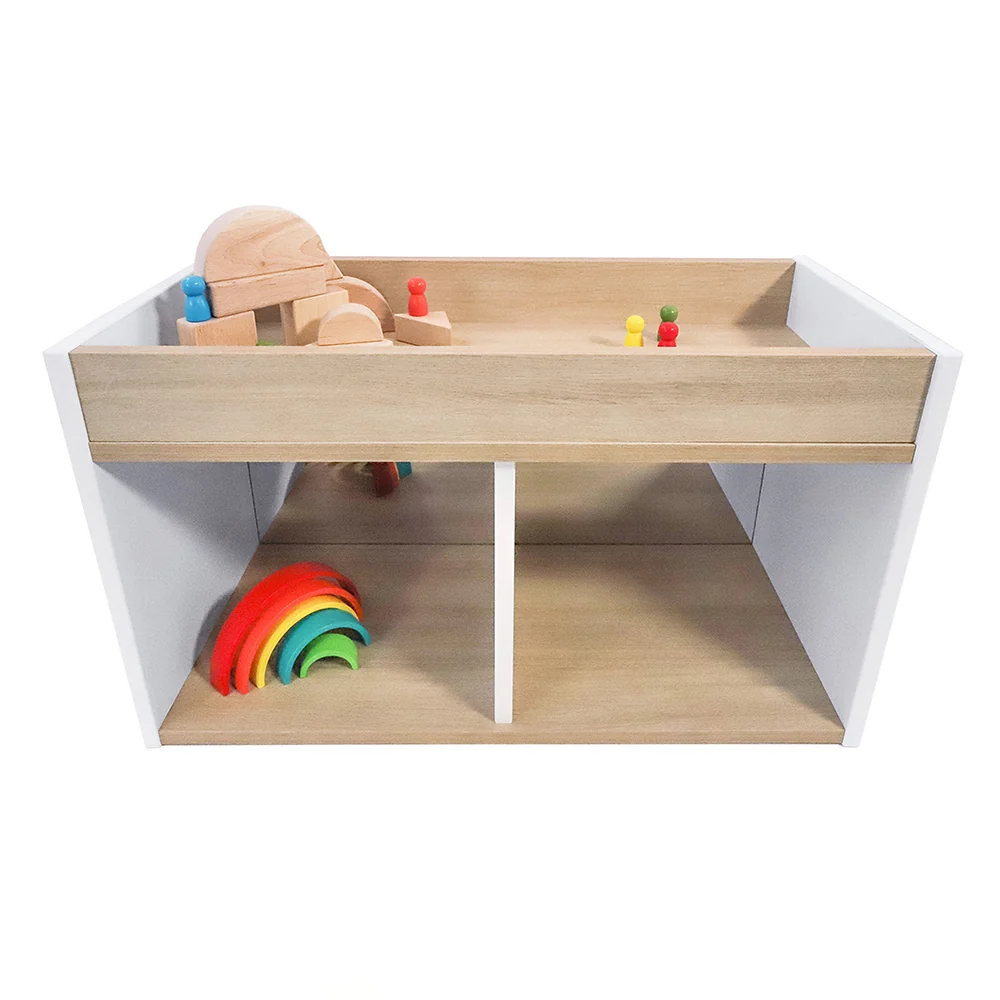 elevatED™ I-See-Me Toddler Mirror Cabinet | Shatterproof Acrylic Mirror and Built-In Storage - Image 6