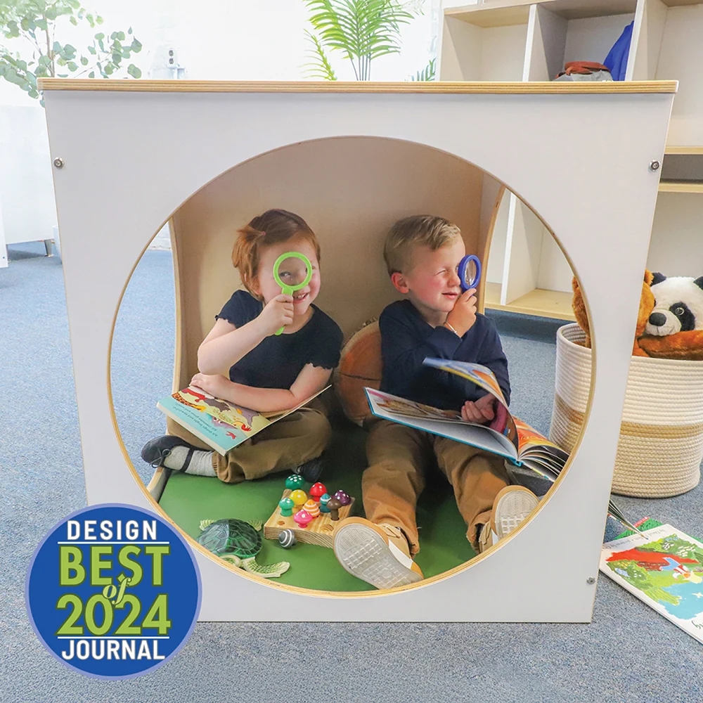 elevatED™ Play House Cube | Quiet Space with Floor Mat - Image 3