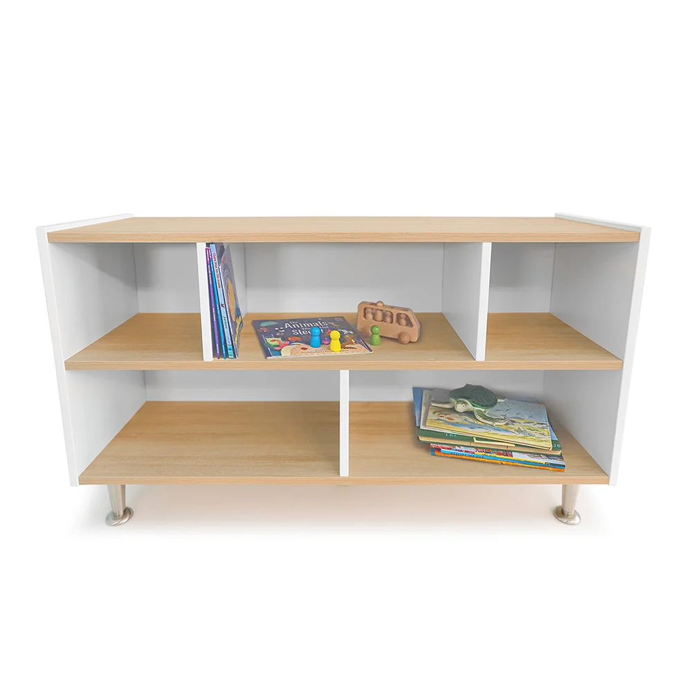 elevatED™ Storage Cabinet | 27" High Modern Preschool Storage Unit with Divided Shelves - Image 4