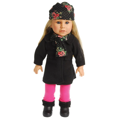Today's Girl Emma 18" Doll Combo Set with 15-Piece Wardrobe - Image 7
