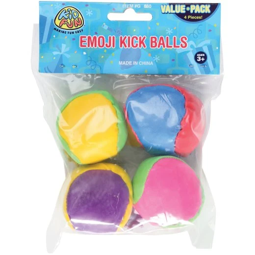Emoji Sensory Kickballs - Set of 4 - Image 3
