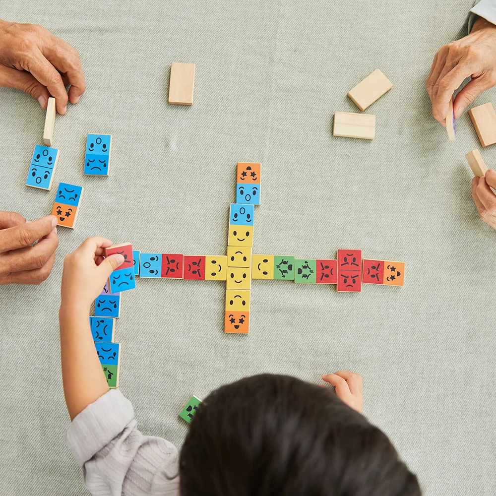 Eco-Friendly Wooden Emotion Dominoes - Image 11
