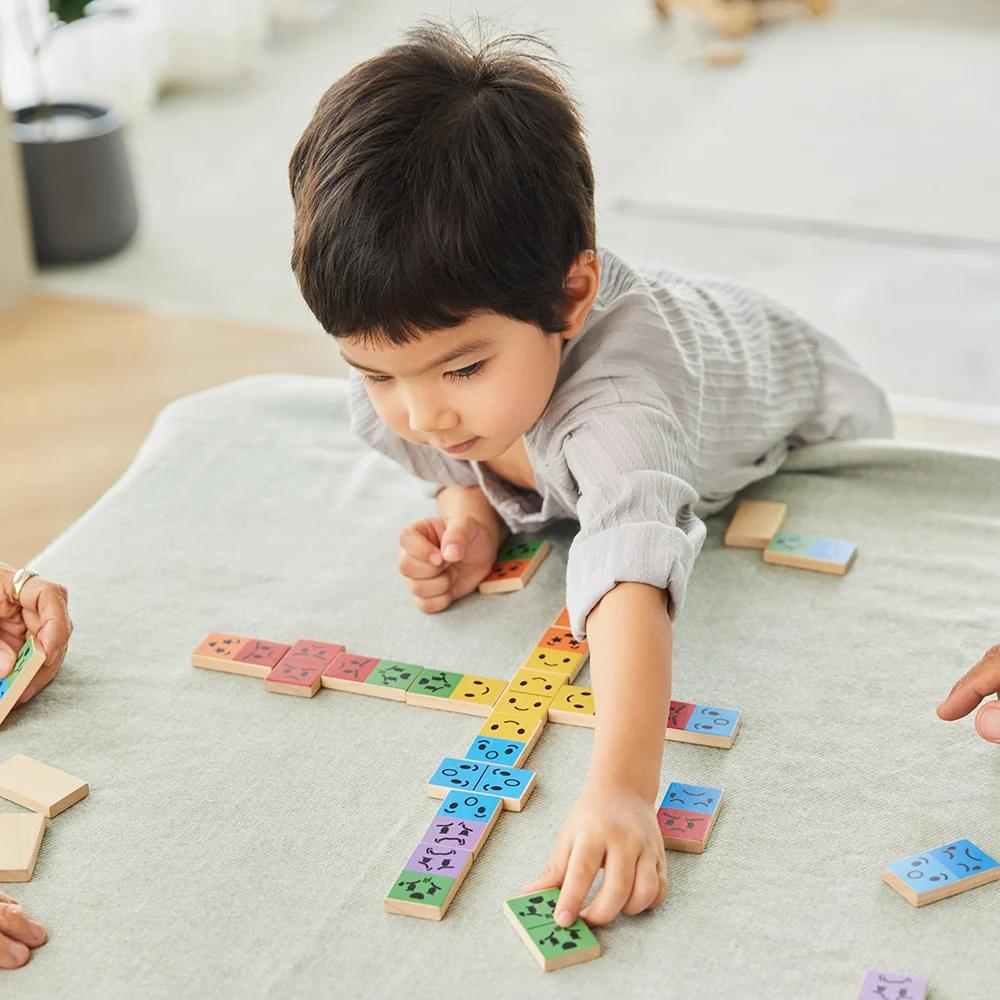 Eco-Friendly Wooden Emotion Dominoes - Image 12
