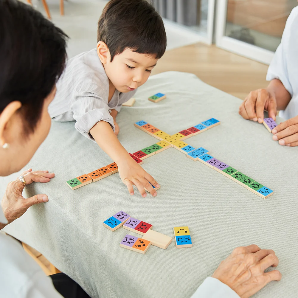 Eco-Friendly Wooden Emotion Dominoes - Image 14