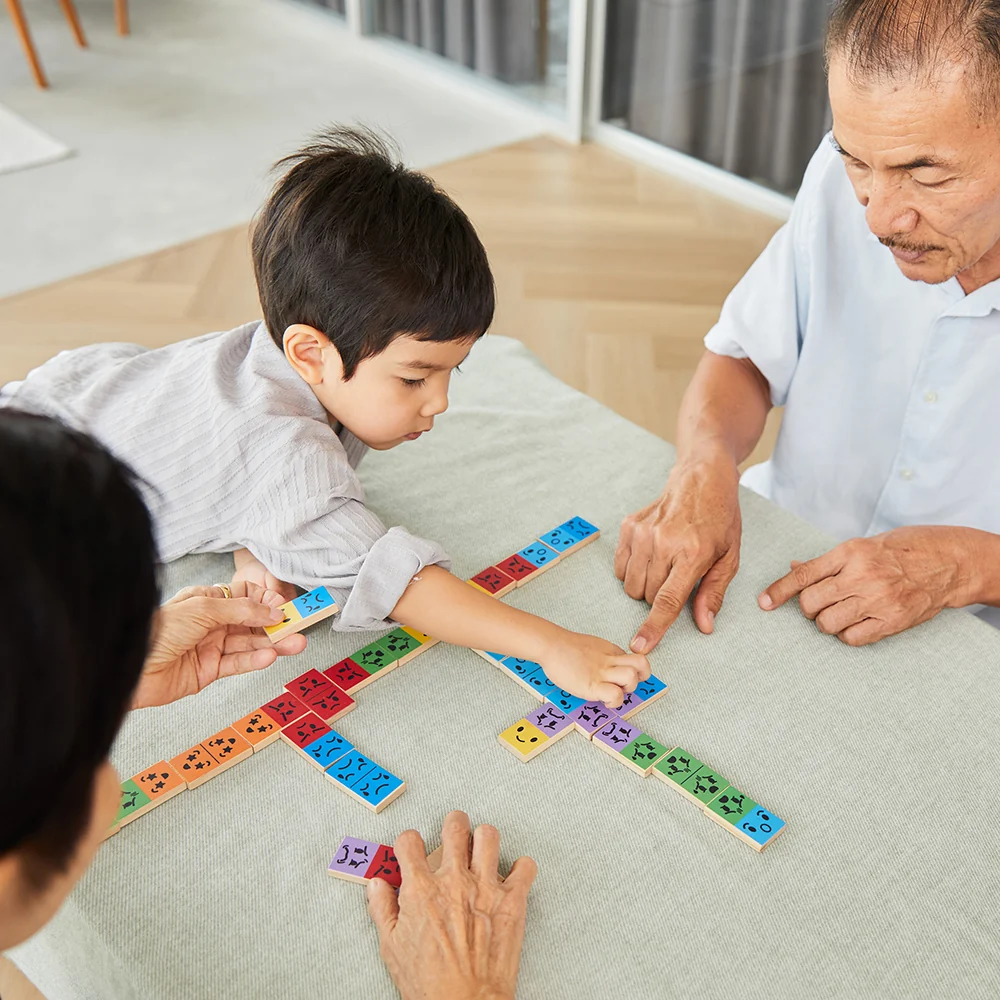 Eco-Friendly Wooden Emotion Dominoes - Image 15
