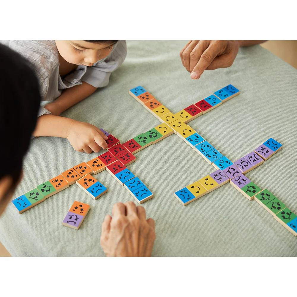 Eco-Friendly Wooden Emotion Dominoes - Image 16
