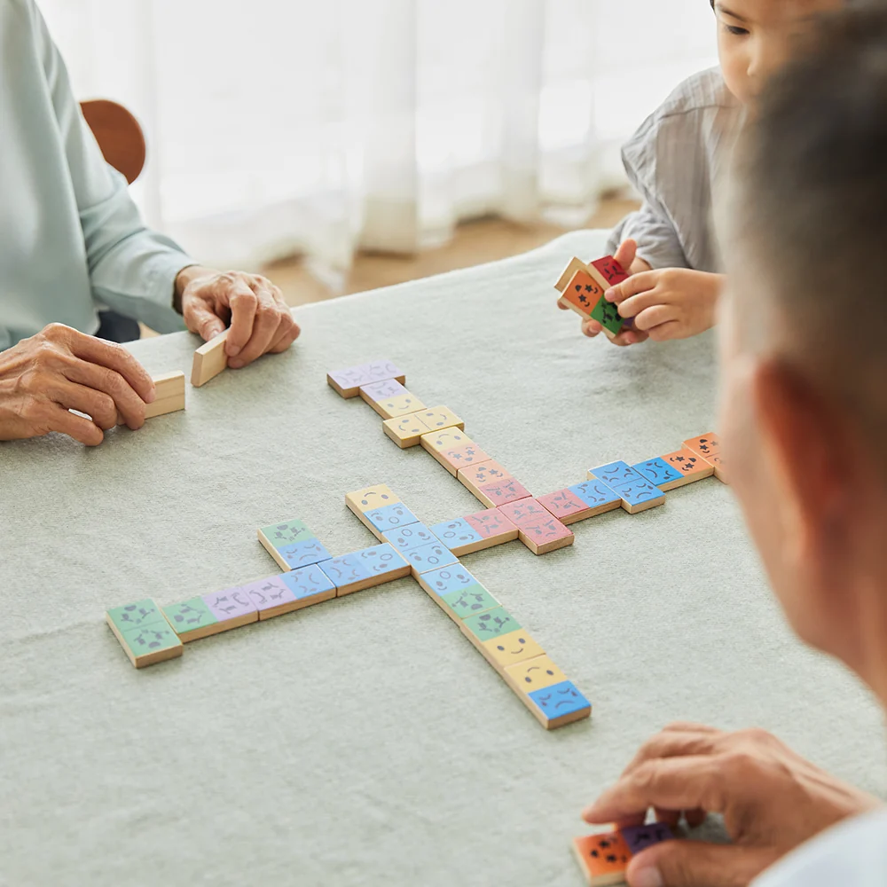 Eco-Friendly Wooden Emotion Dominoes - Image 17