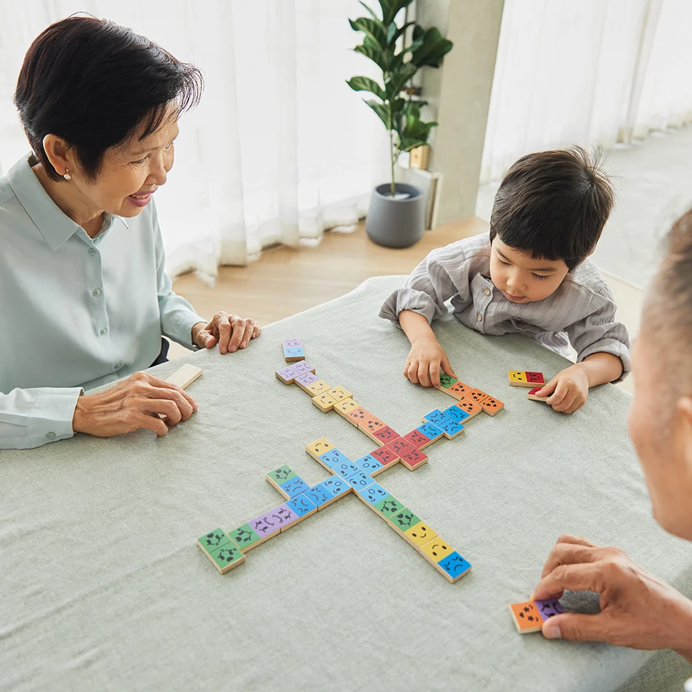 Eco-Friendly Wooden Emotion Dominoes - Image 19