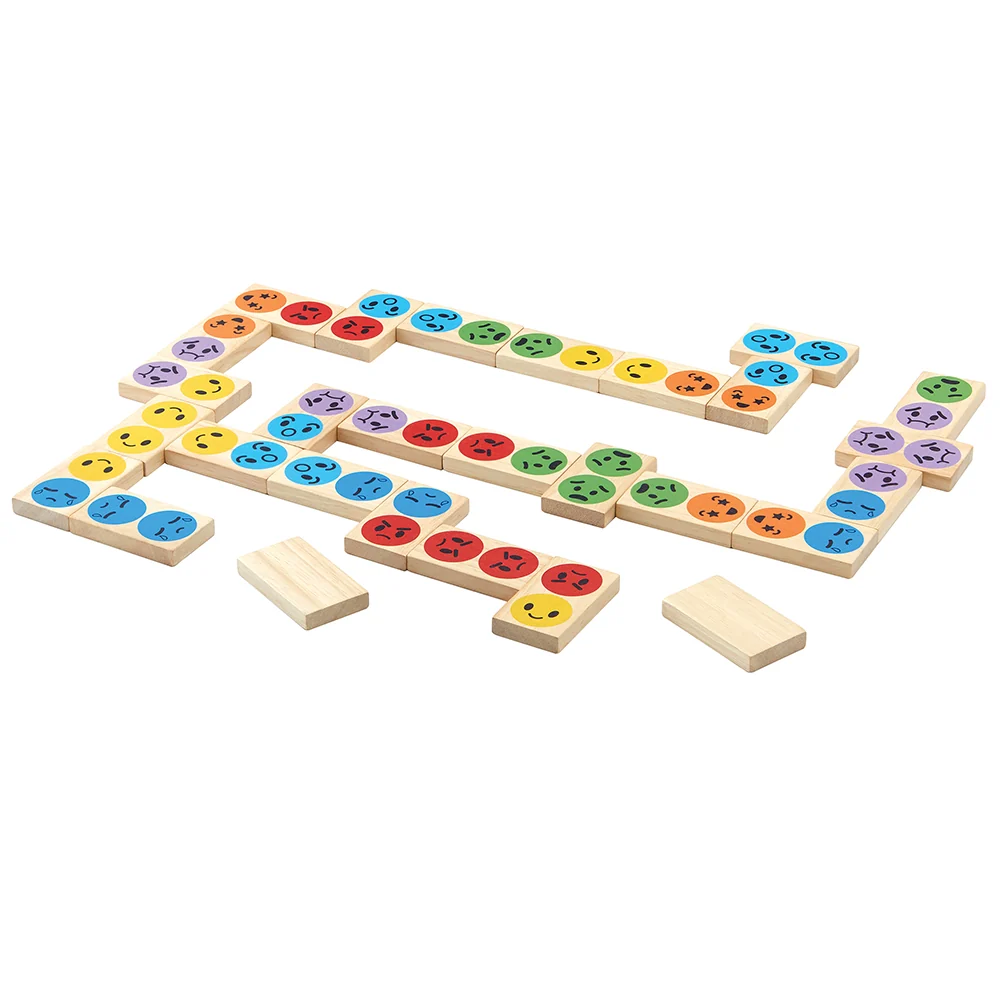 Eco-Friendly Wooden Emotion Dominoes - Image 2