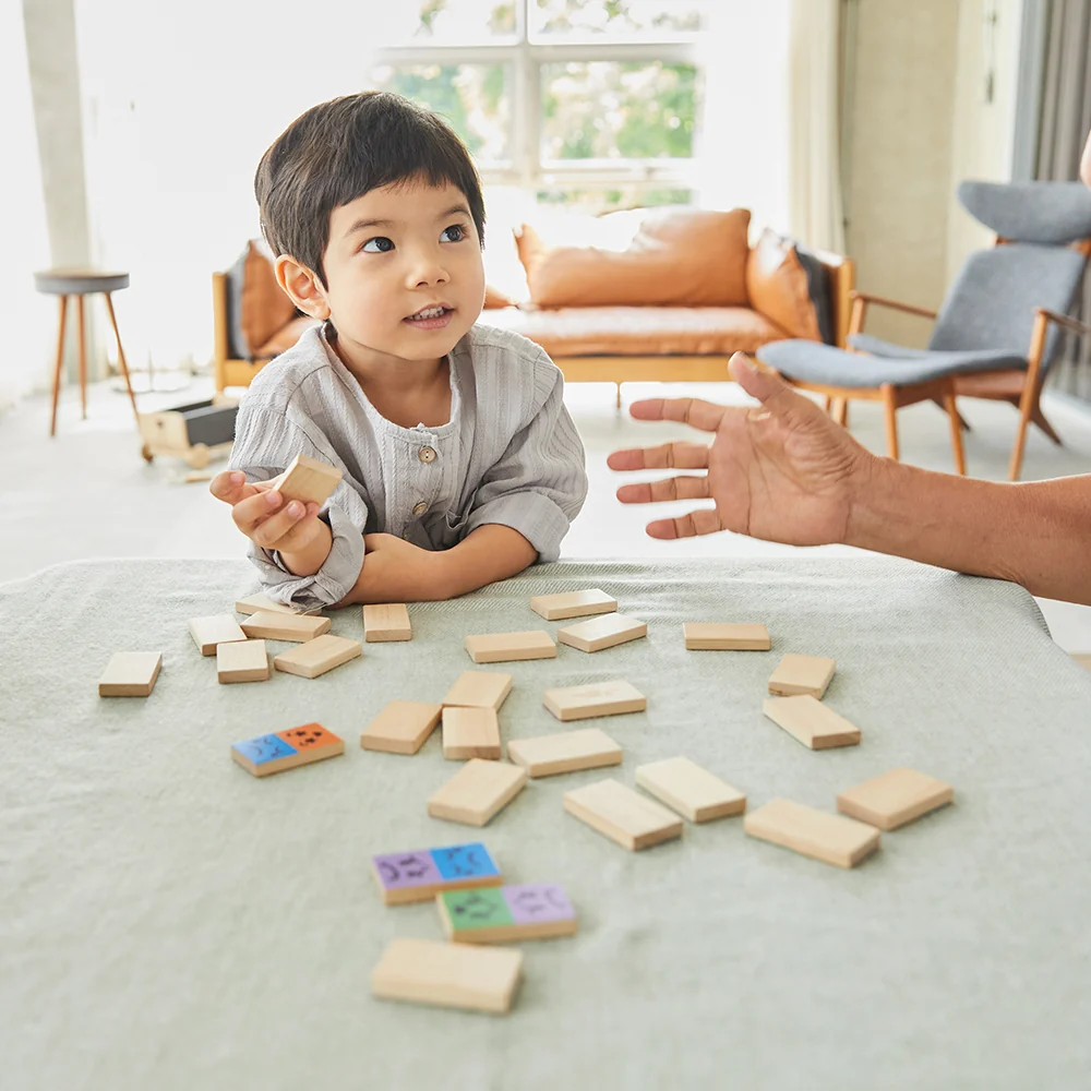 Eco-Friendly Wooden Emotion Dominoes - Image 29