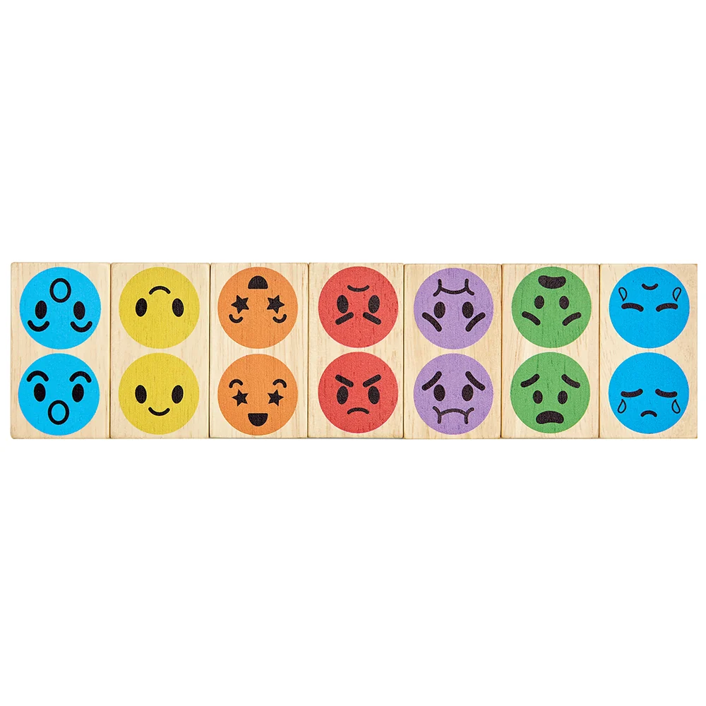 Eco-Friendly Wooden Emotion Dominoes - Image 3