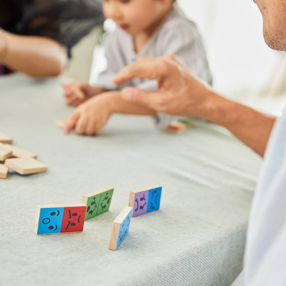 Eco-Friendly Wooden Emotion Dominoes - Image 4