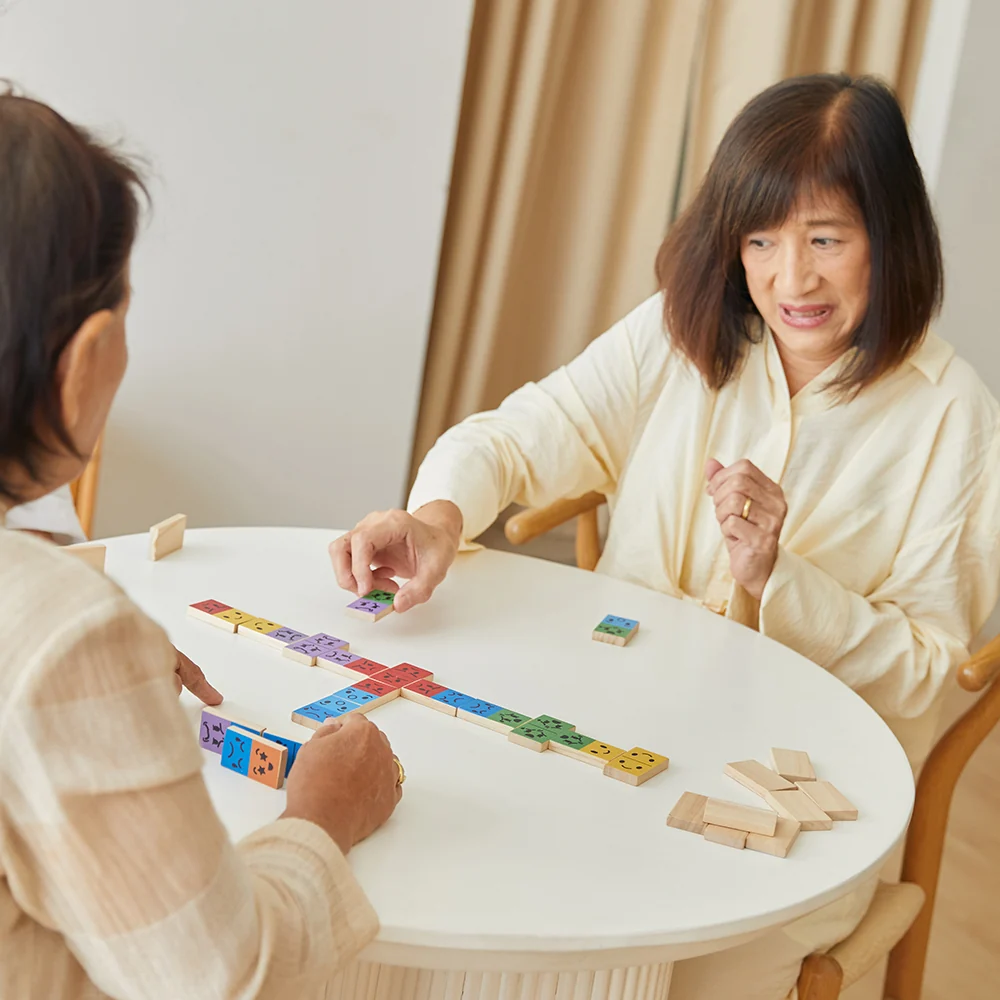 Eco-Friendly Wooden Emotion Dominoes - Image 48