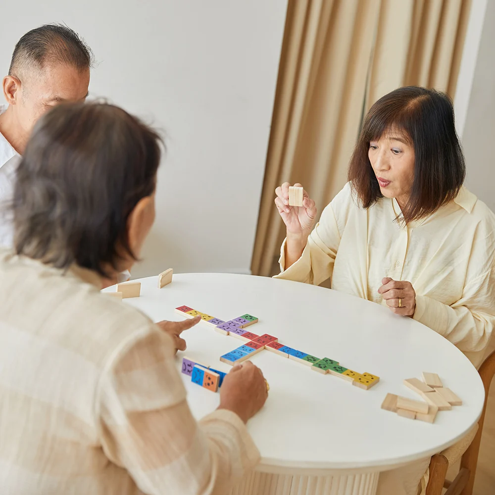 Eco-Friendly Wooden Emotion Dominoes - Image 49