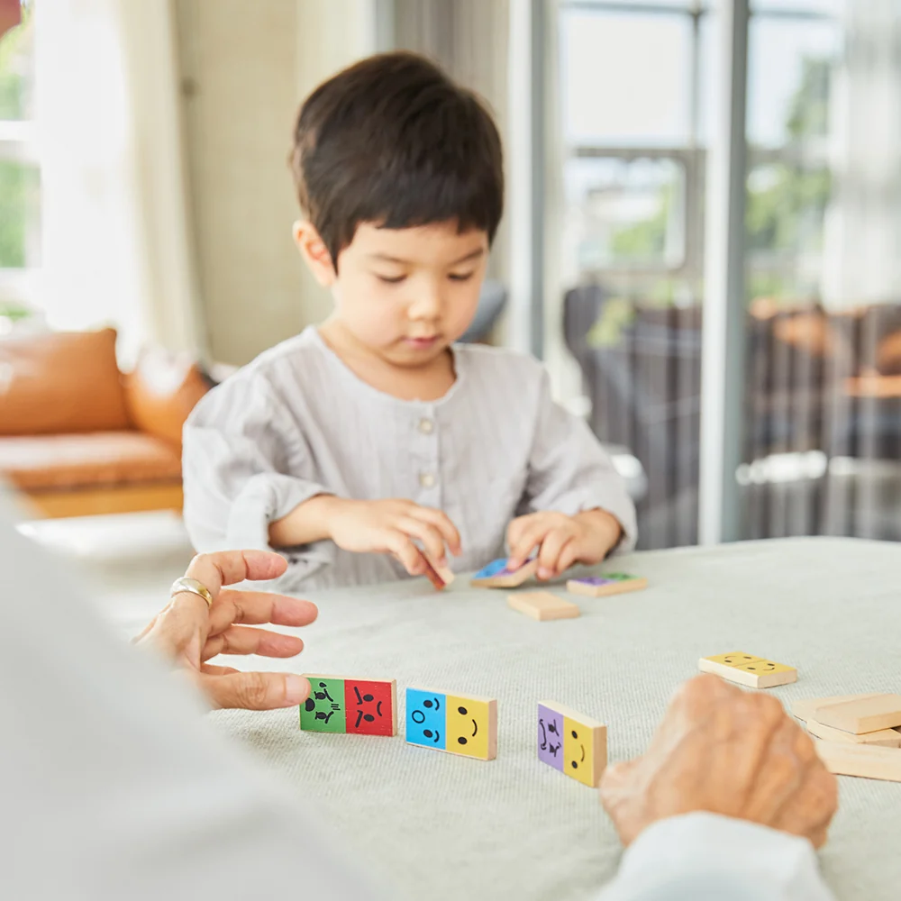 Eco-Friendly Wooden Emotion Dominoes - Image 5