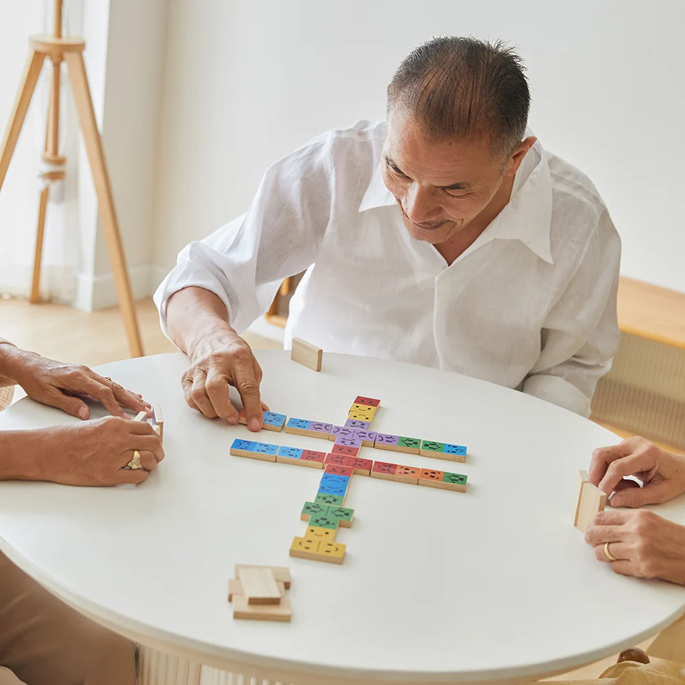 Eco-Friendly Wooden Emotion Dominoes - Image 52