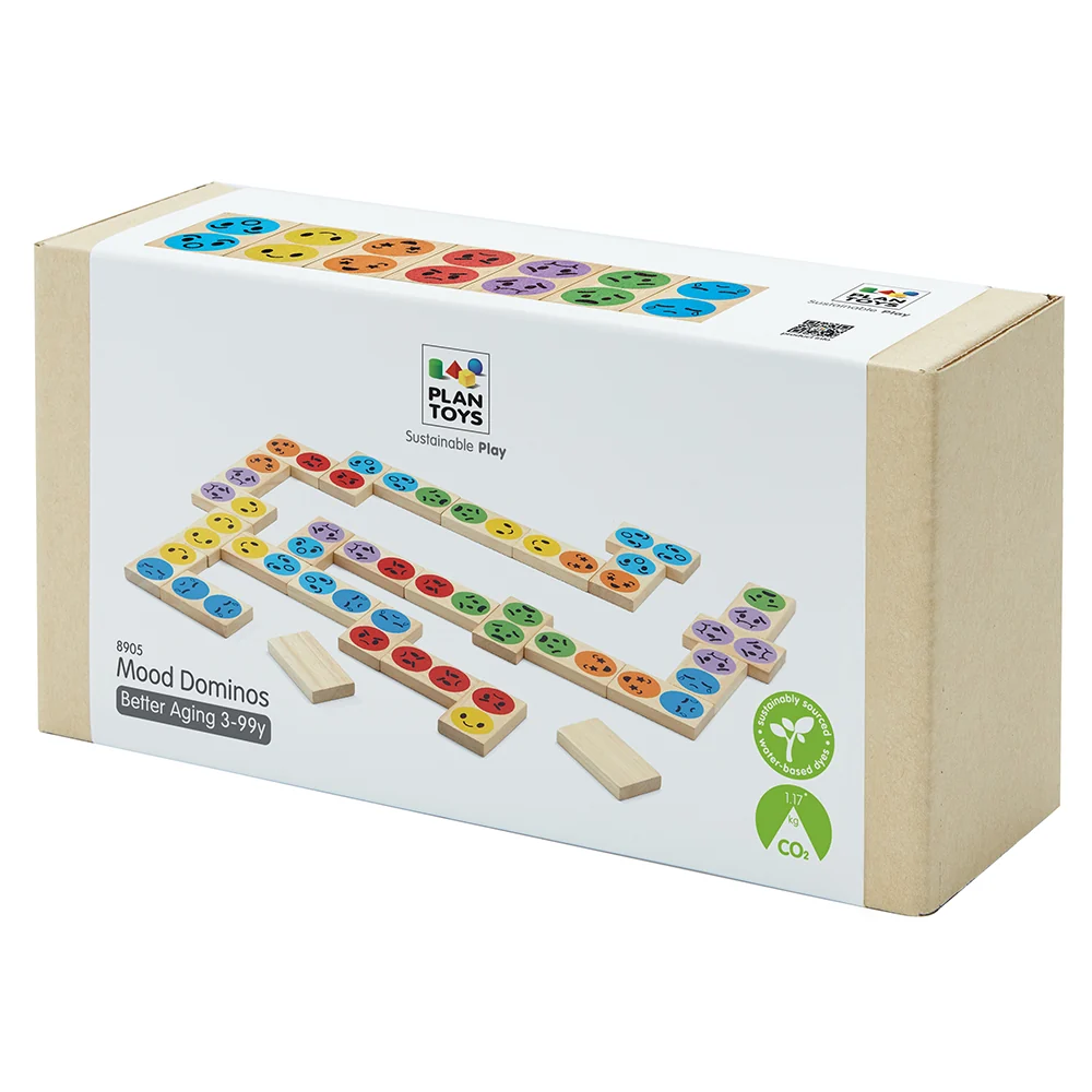 Eco-Friendly Wooden Emotion Dominoes - Image 53