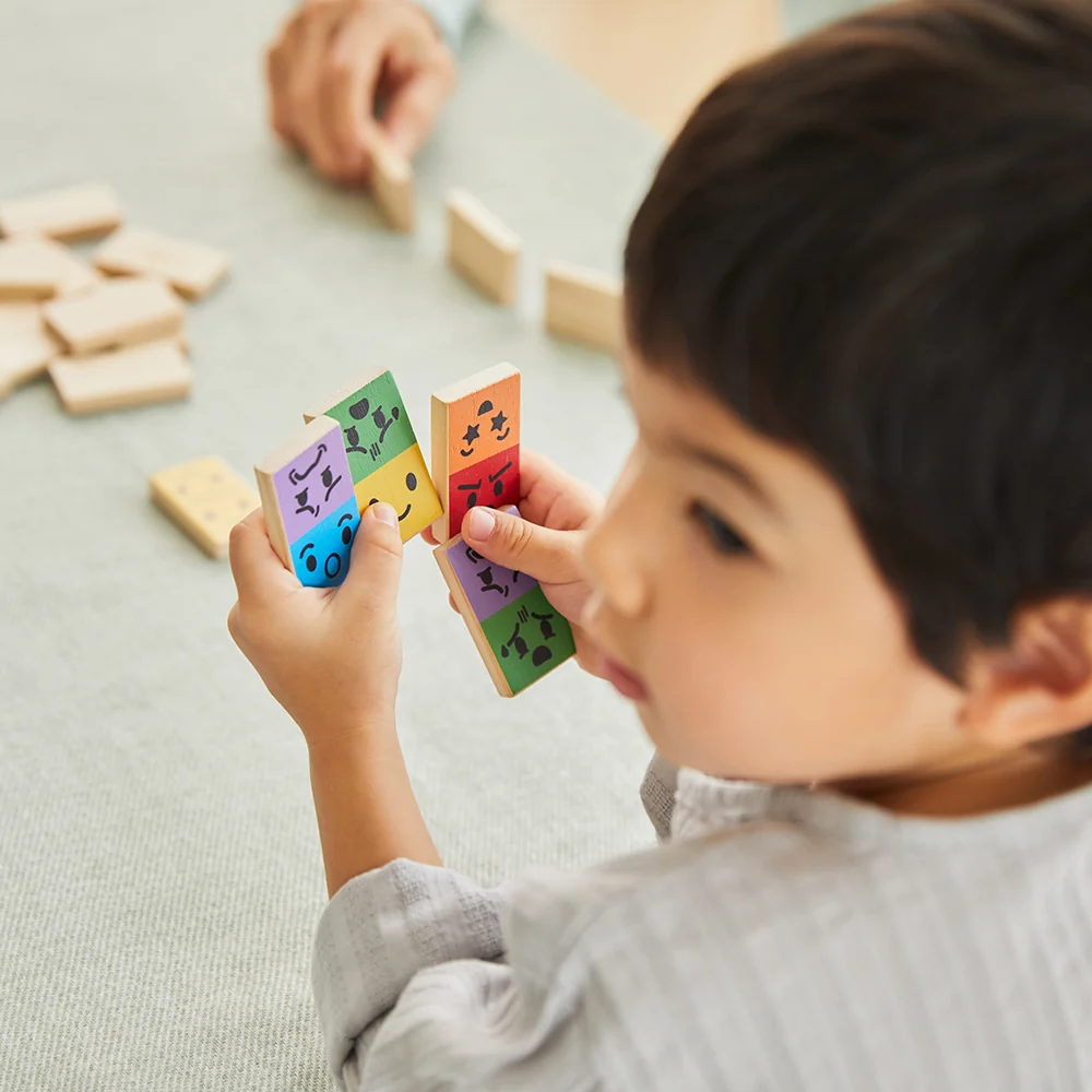 Eco-Friendly Wooden Emotion Dominoes - Image 6