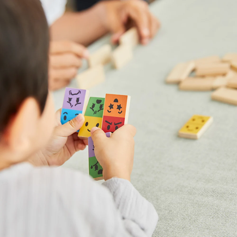 Eco-Friendly Wooden Emotion Dominoes - Image 7