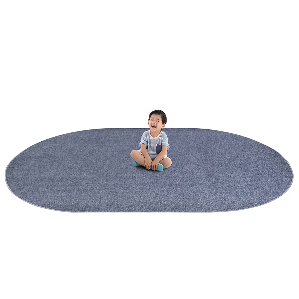 Endurance Oval Glacier Blue Area Rug - Image 2