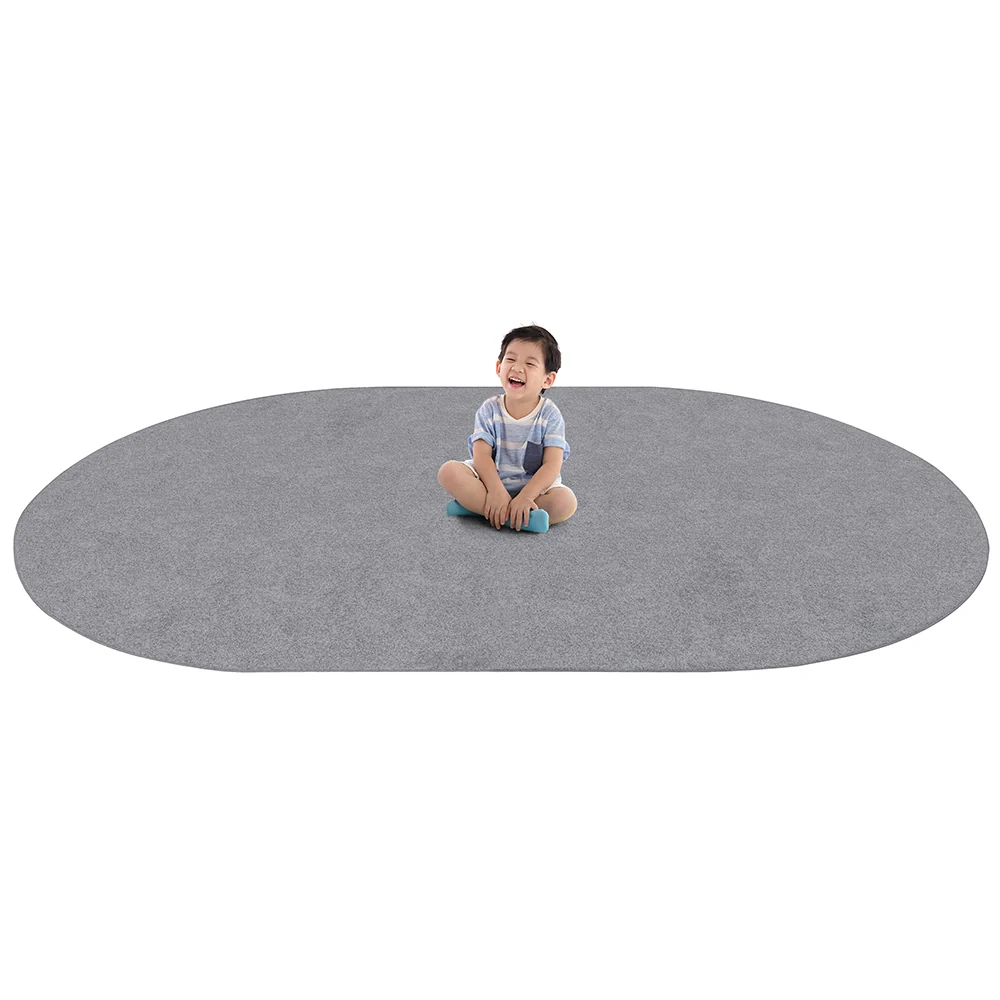 Endurance Oval Silver Area Rug - Image 2