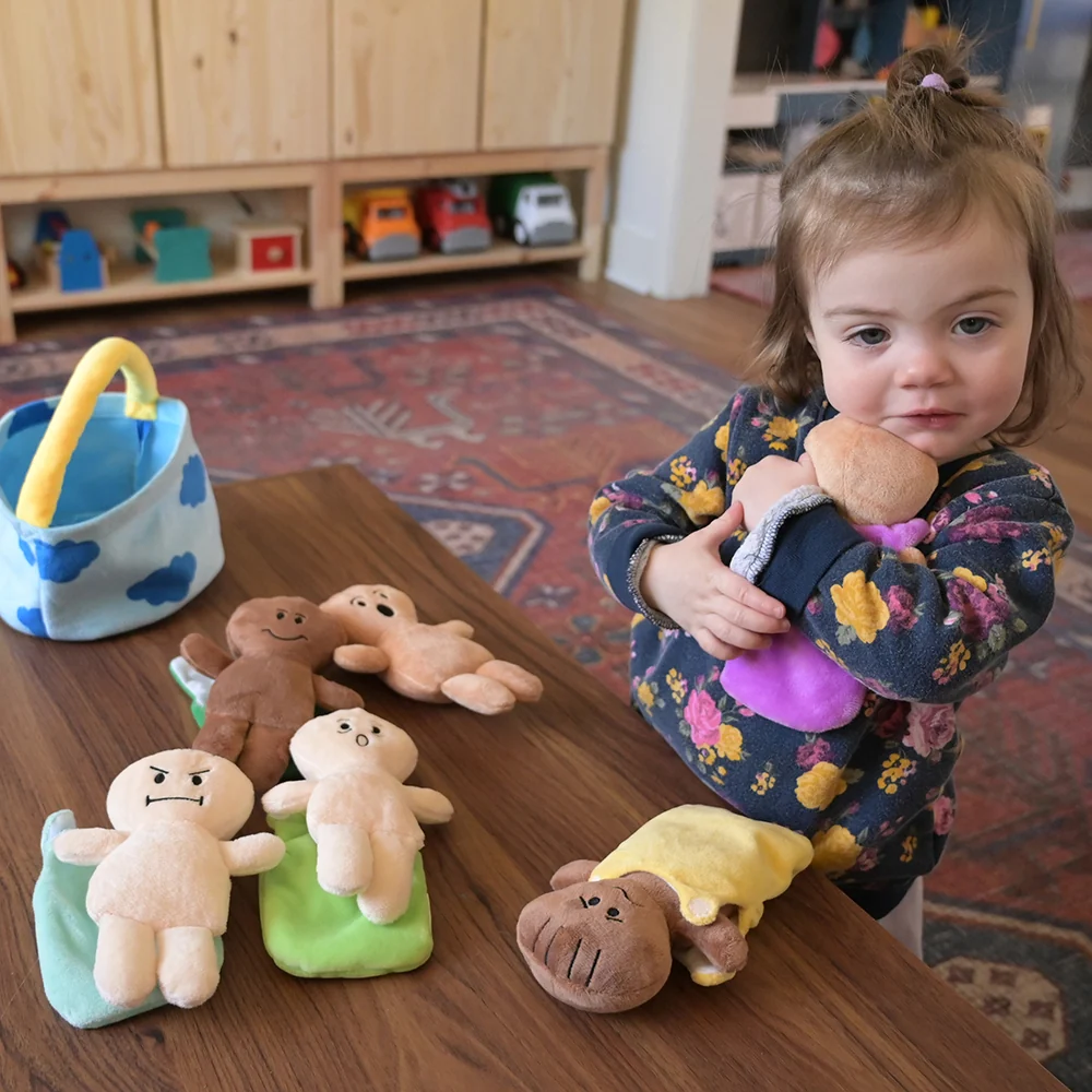 Plush Diverse Expression Baby Dolls | Cuddly Emotional Learning Dolls - Image 11