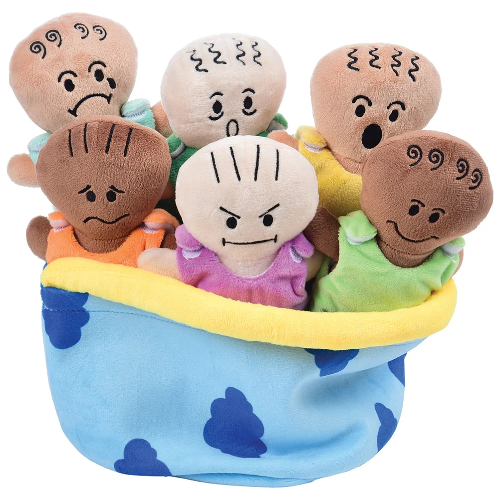 Plush Diverse Expression Baby Dolls | Cuddly Emotional Learning Dolls - Image 3