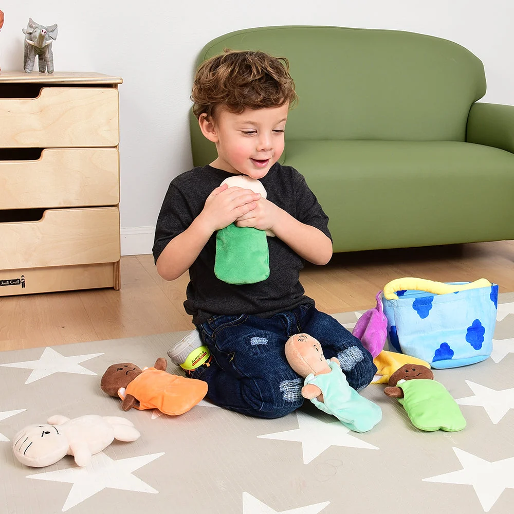 Plush Diverse Expression Baby Dolls | Cuddly Emotional Learning Dolls - Image 8