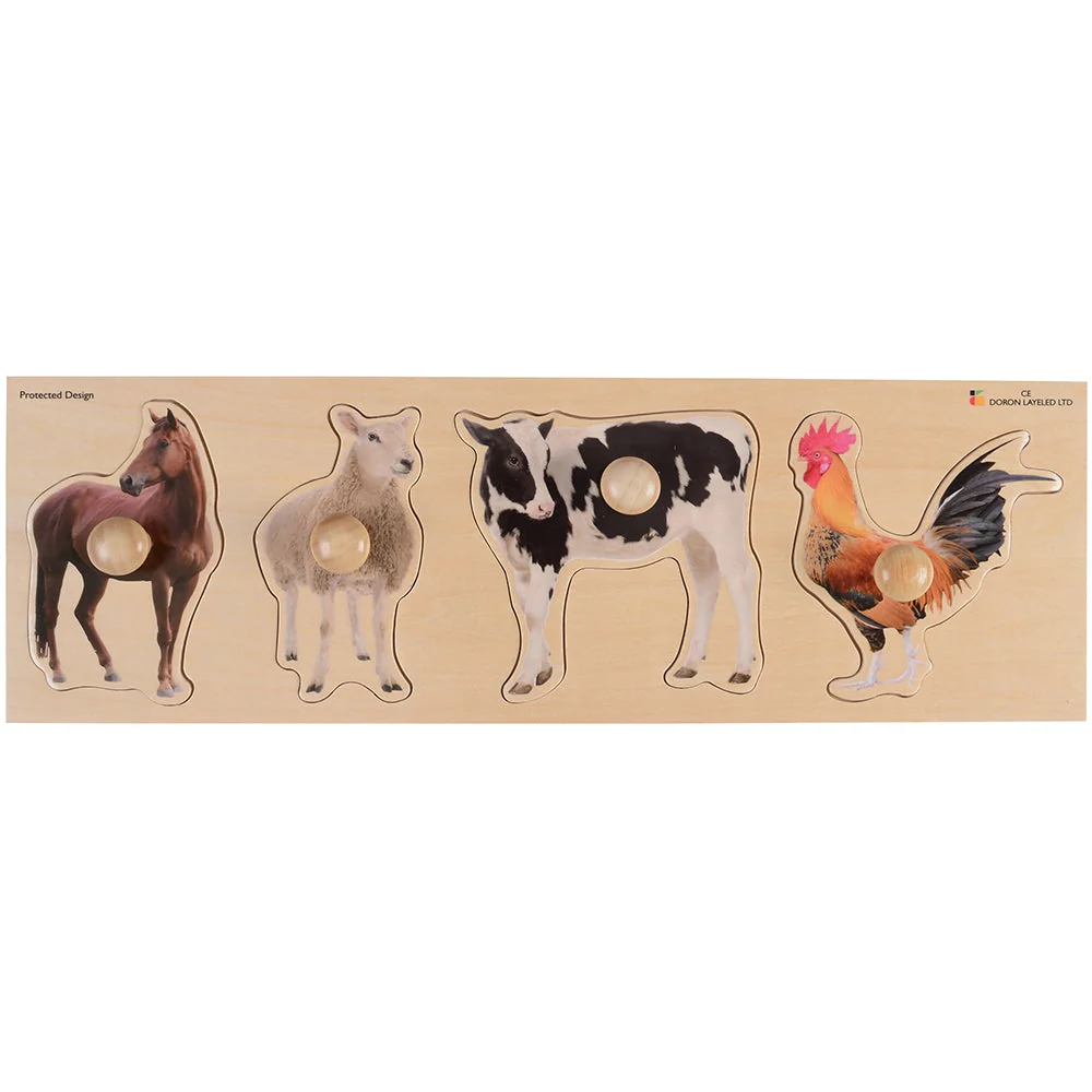 Large Farm Photo Knob Puzzle Board - Image 3