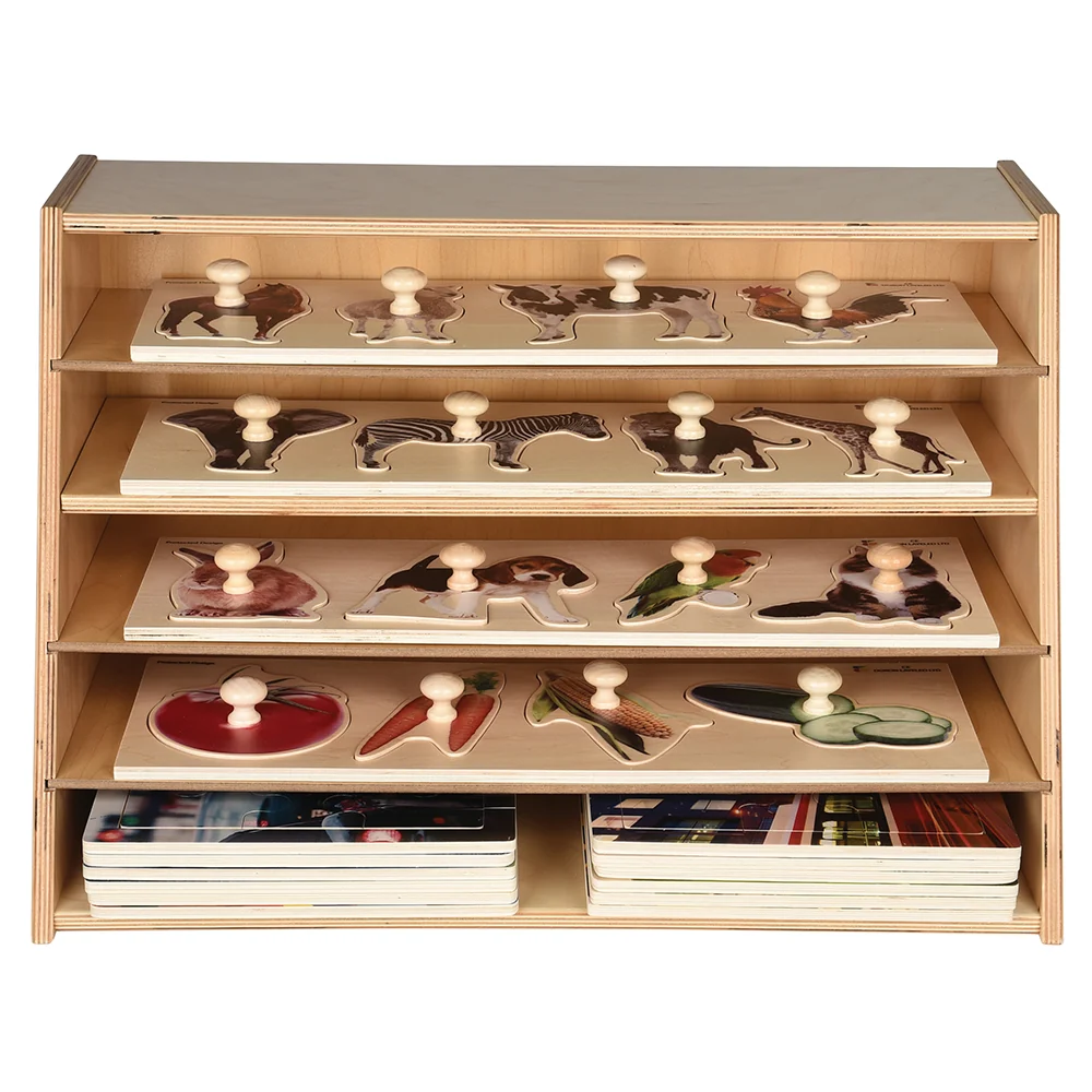 Multi-Level Puzzle Storage Station | Extra Wide Wooden Organizer for Puzzles - Image 10