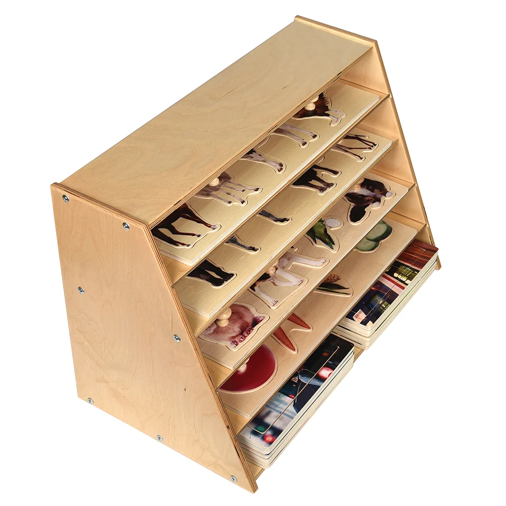 Multi-Level Puzzle Storage Station | Extra Wide Wooden Organizer for Puzzles - Image 12