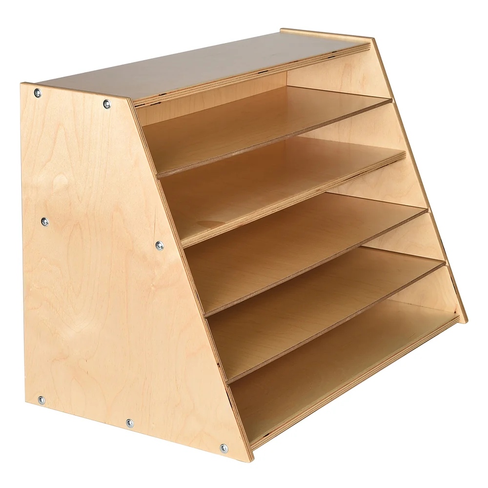 Multi-Level Puzzle Storage Station | Extra Wide Wooden Organizer for Puzzles - Image 3