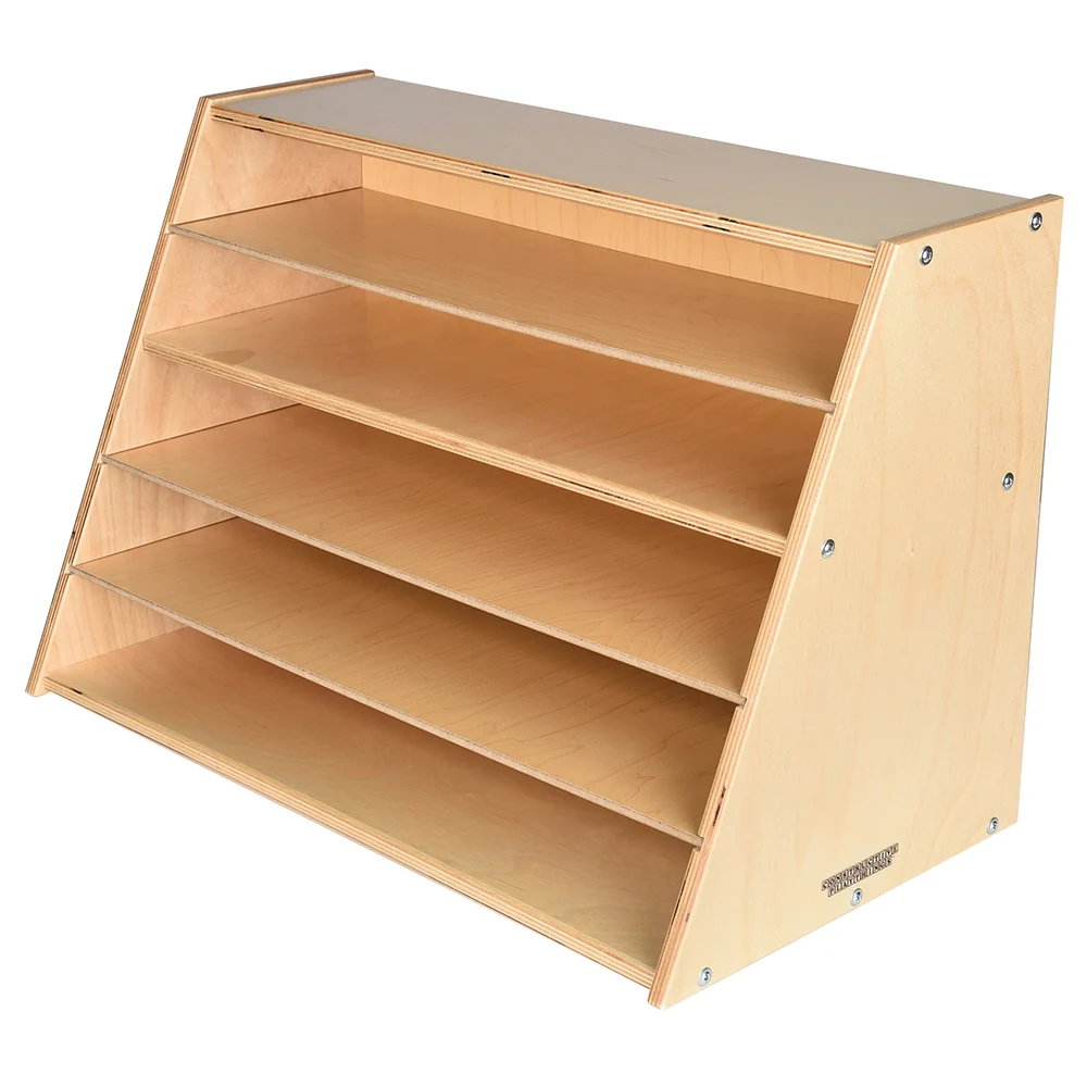Multi-Level Puzzle Storage Station | Extra Wide Wooden Organizer for Puzzles - Image 4