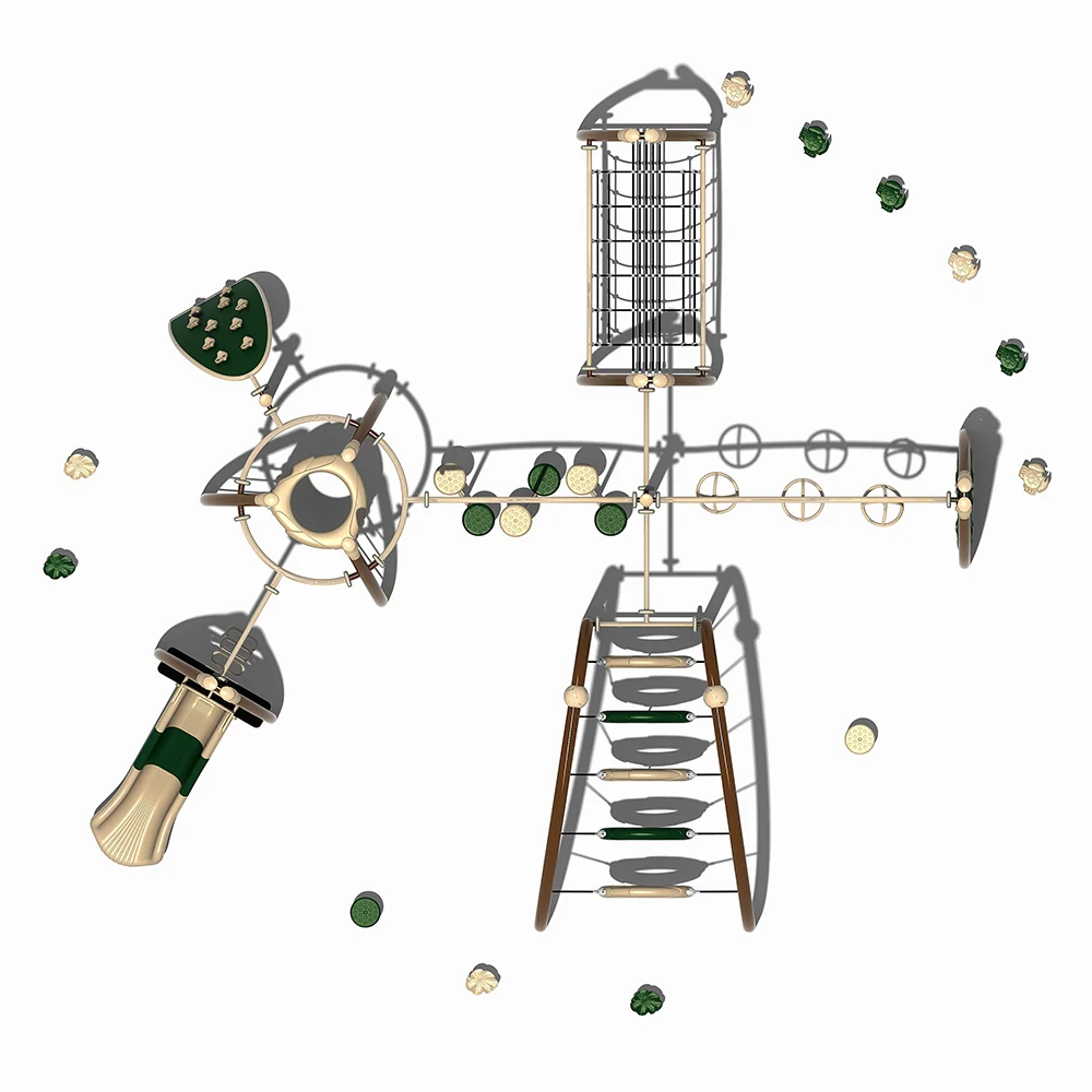 Falcon's Perch Ground-Based Obstacle Course Playground | Active Play for Ages 5-12 - Image 3