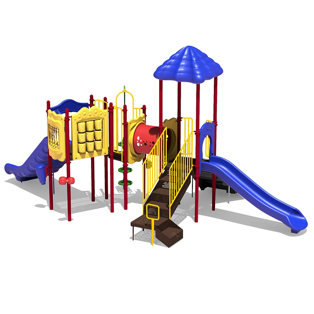 Falcon's Roost Playground Structure | Inclusive Multi-Activity Climber with Double & Single Slides - Image 2