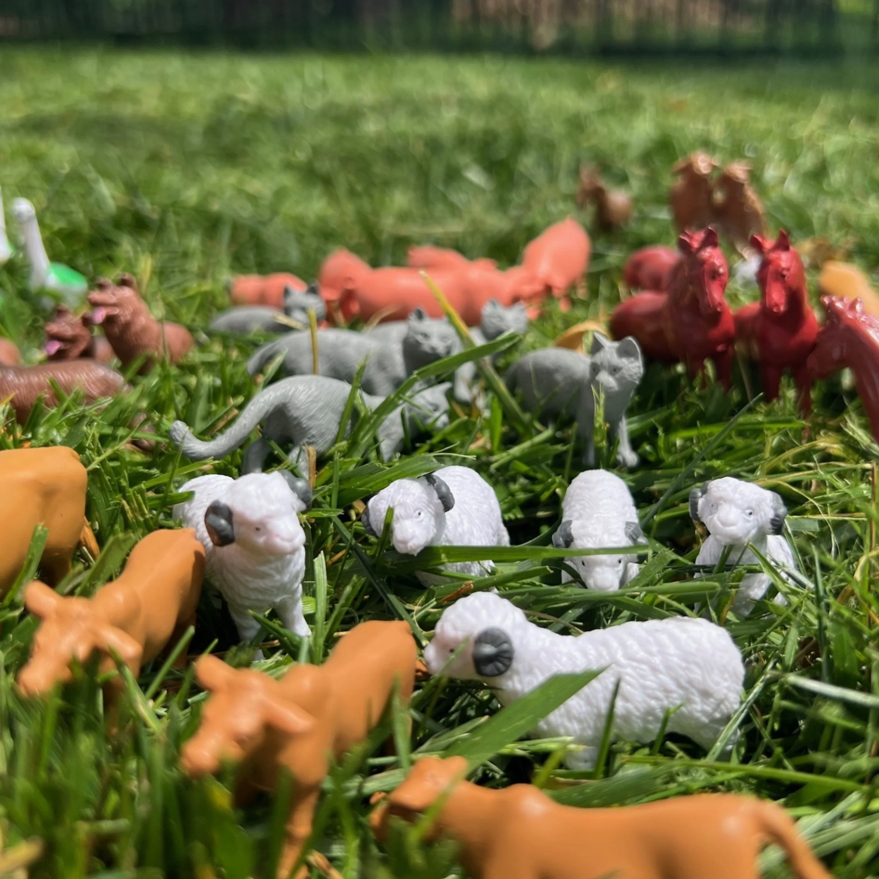 Mini Farm Animal Figures Set – 108 Vinyl Animals for Counting, Sorting & Learning - Image 3