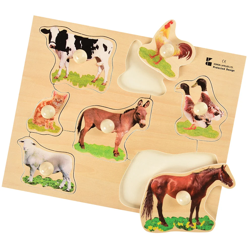 Farm Animals Knob Puzzle - Image 3
