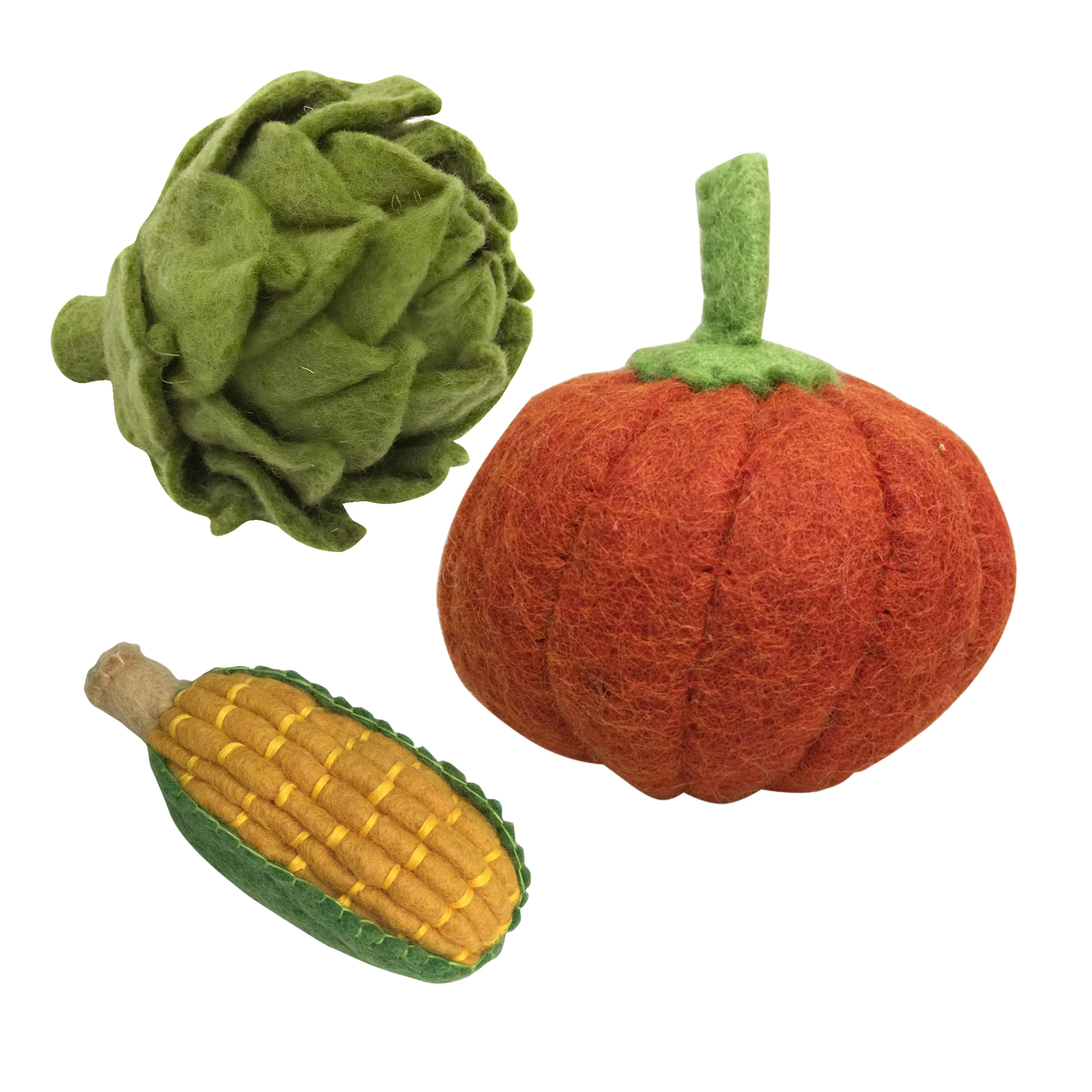 Farm-to-Table Wool Felt Veggie Crate - Image 2