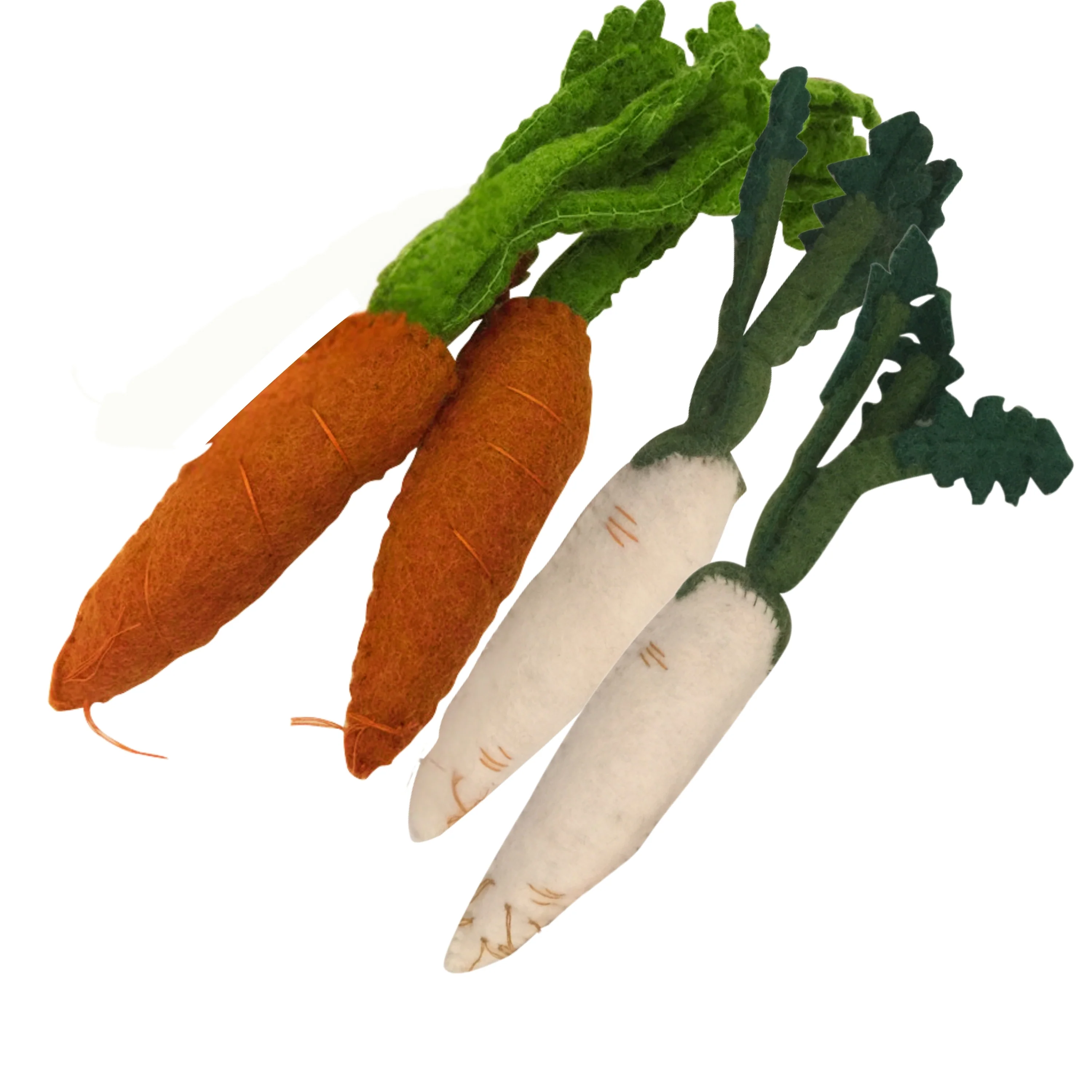 Farm-to-Table Wool Felt Veggie Crate - Image 4