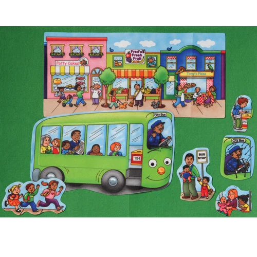 Favorite Chants Flannel Board Set-Wheels on the Bus