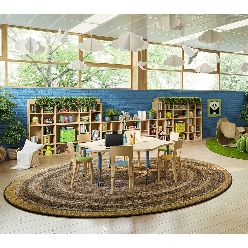 Feeling Natural Walnut Circular Area Rug - Image 3