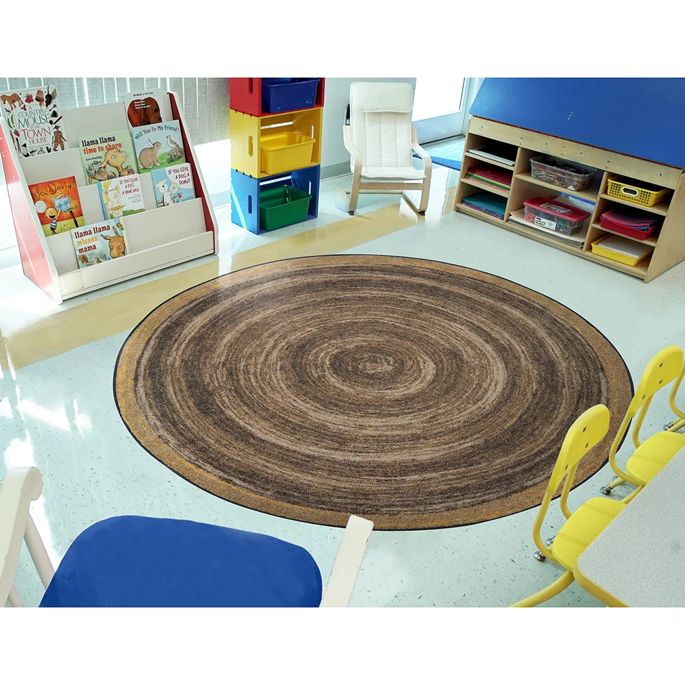 Feeling Natural Walnut Circular Area Rug - Image 6