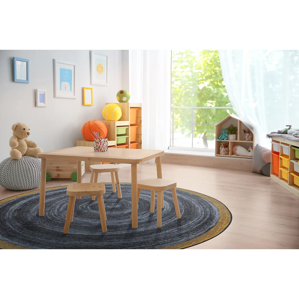 Feeling Natural Slate Circular Area Rug - Image 4