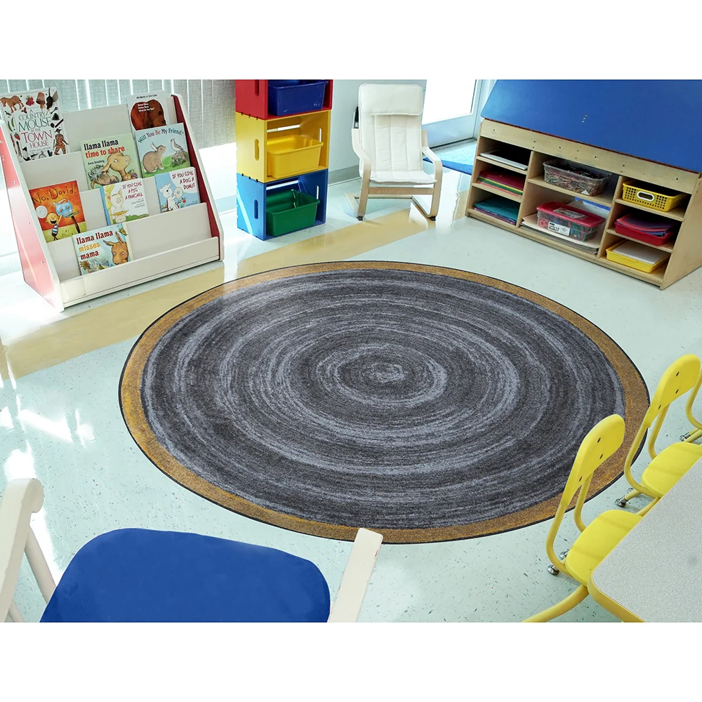 Feeling Natural Slate Circular Area Rug - Image 8