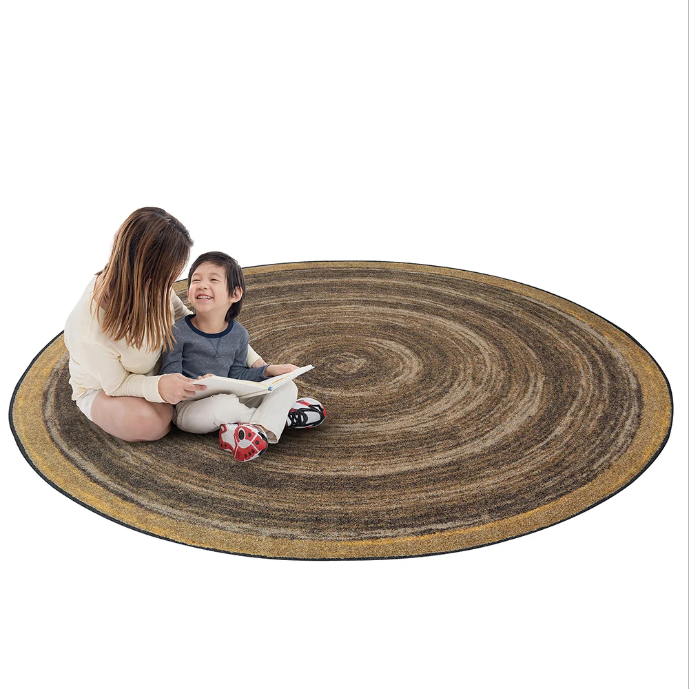 Feeling Natural Walnut Circular Area Rug - Image 4