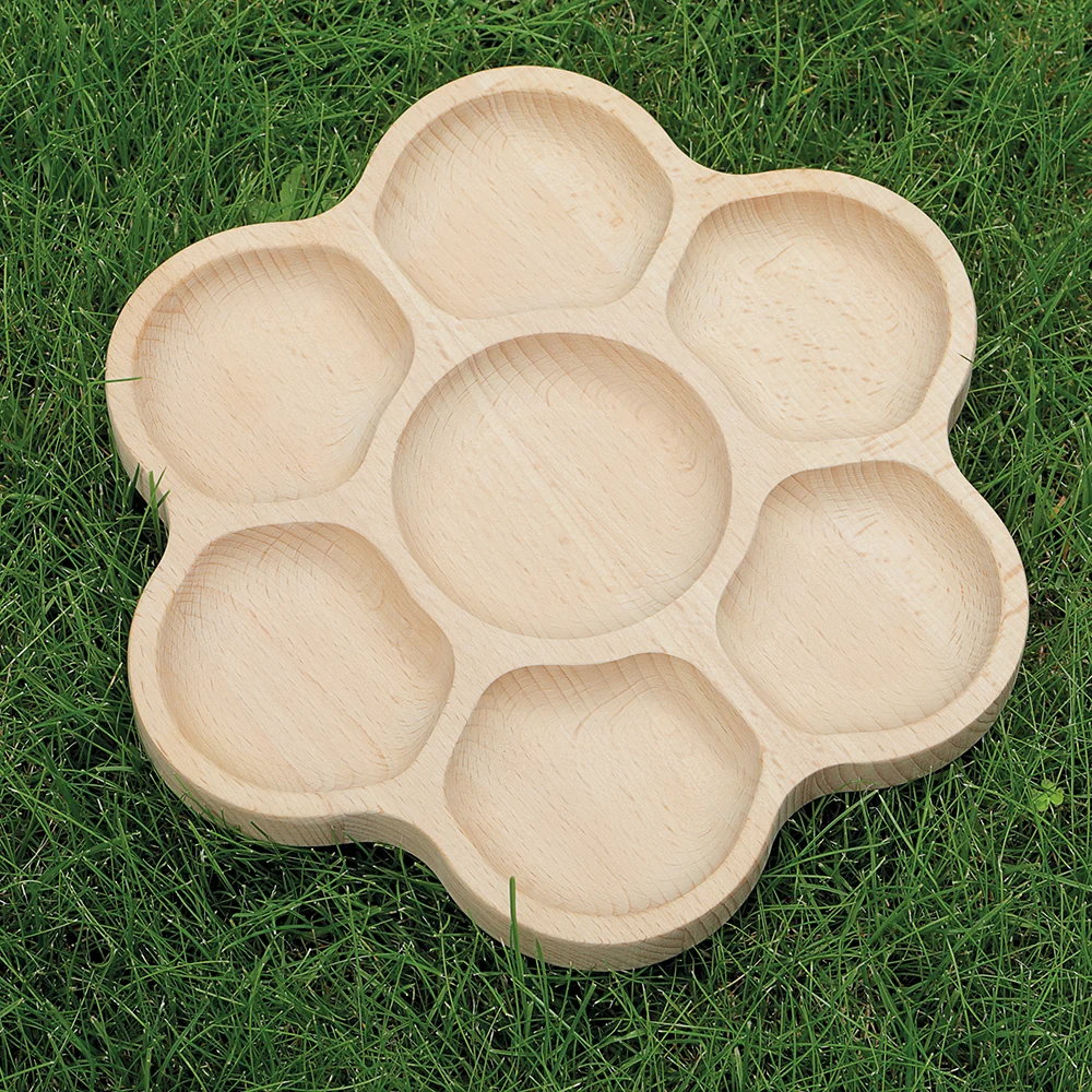 Wooden Flower Sorting Tray | Eco-Friendly Math & Loose Parts Play Tool - Image 7