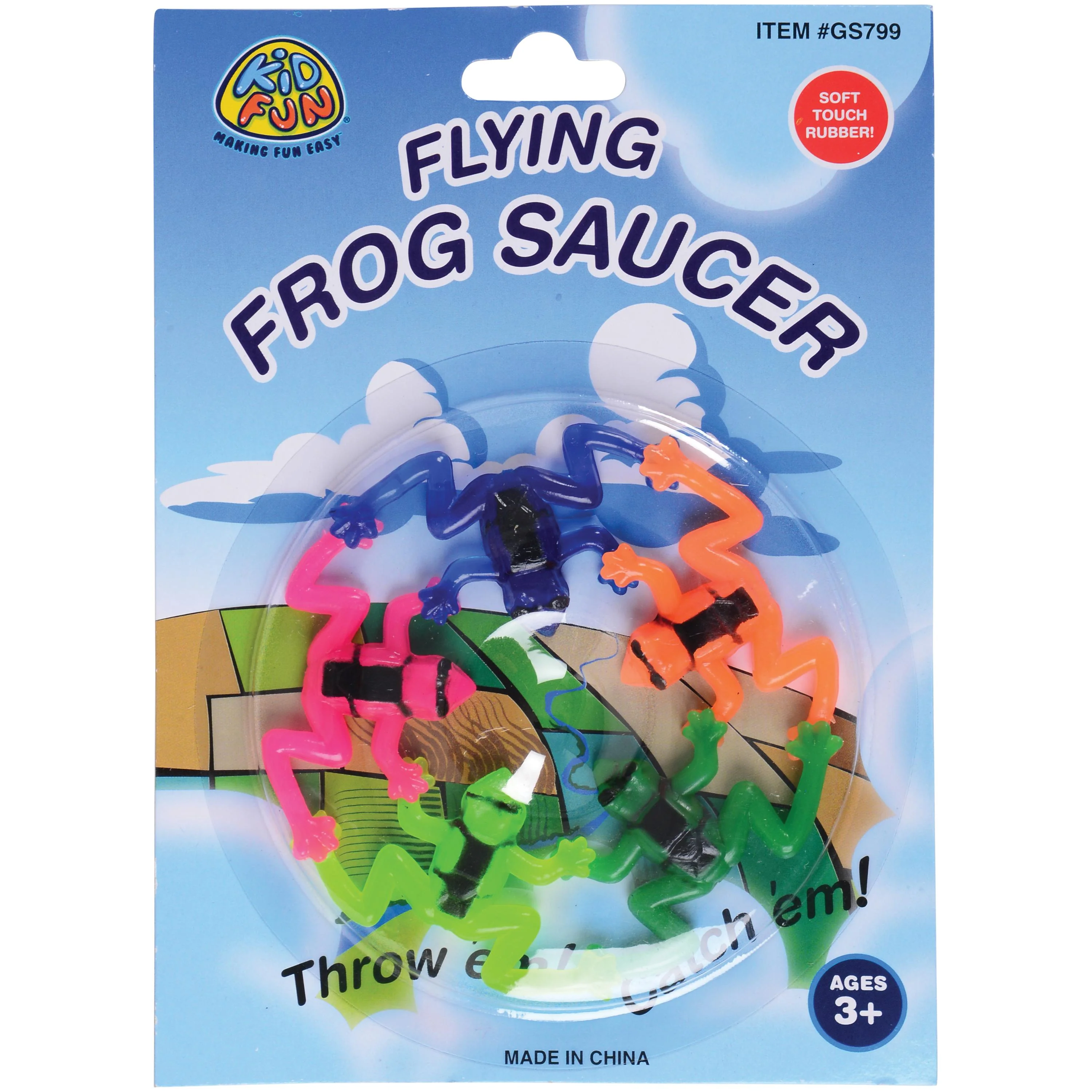 Soft Rainbow Frog Tossing Ring - Image 4